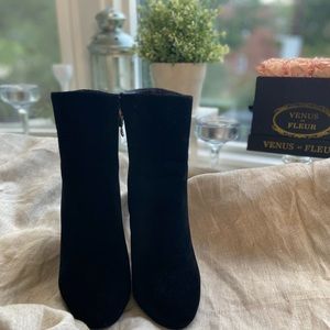 Black Suede Ankle Boots